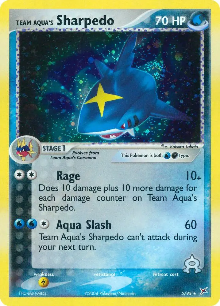 Team Aqua's Sharpedo, Team Magma vs Team Aqua 5/95