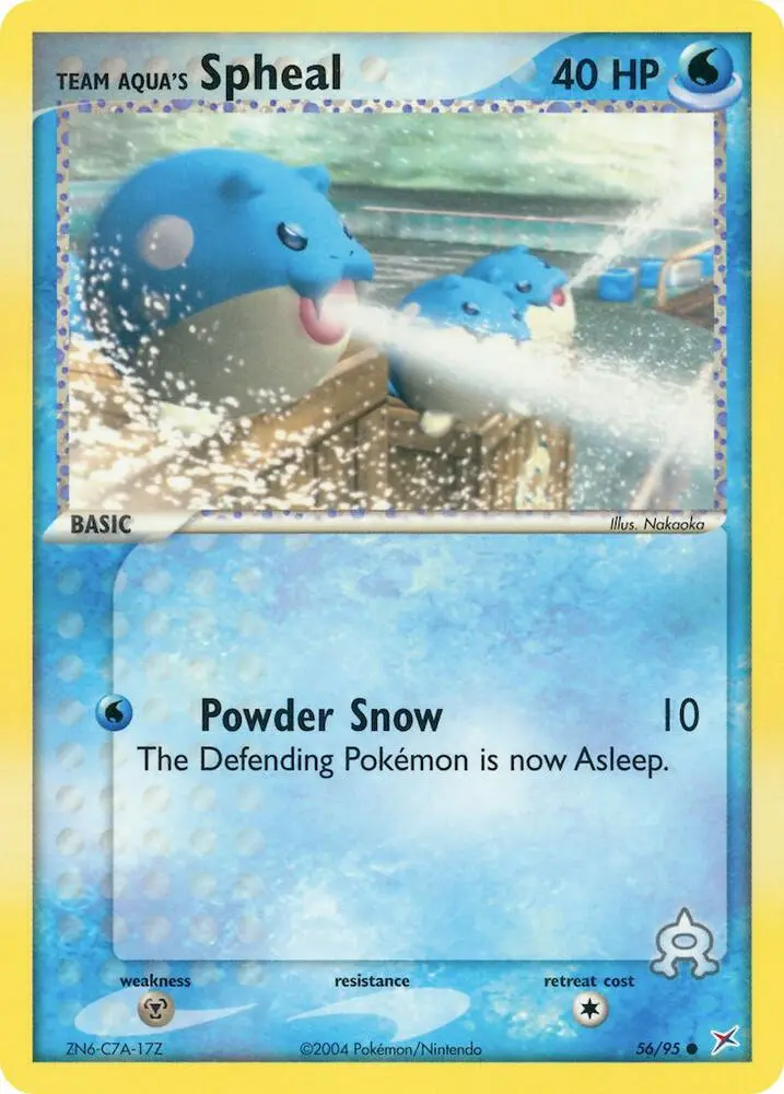 Team Aqua's Spheal, Team Magma vs Team Aqua 56/95
