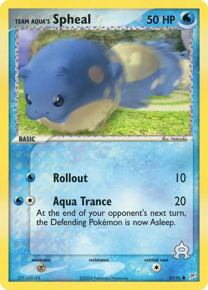 Team Aqua's Spheal, Team Magma vs Team Aqua 57/95
