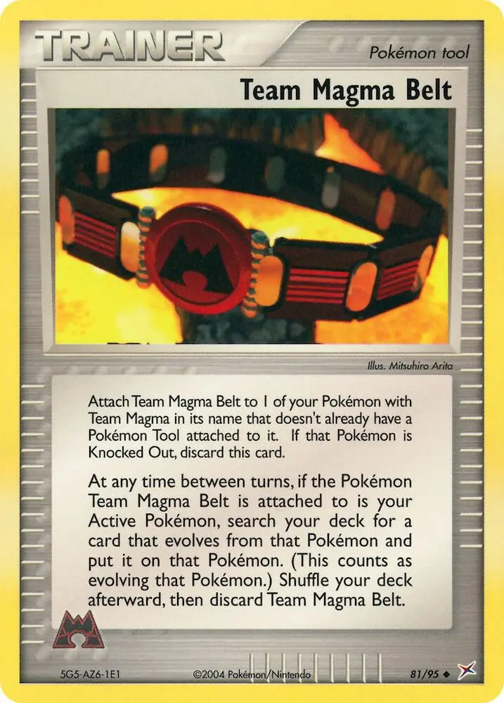 Team Magma Belt, Team Magma vs Team Aqua 81/95