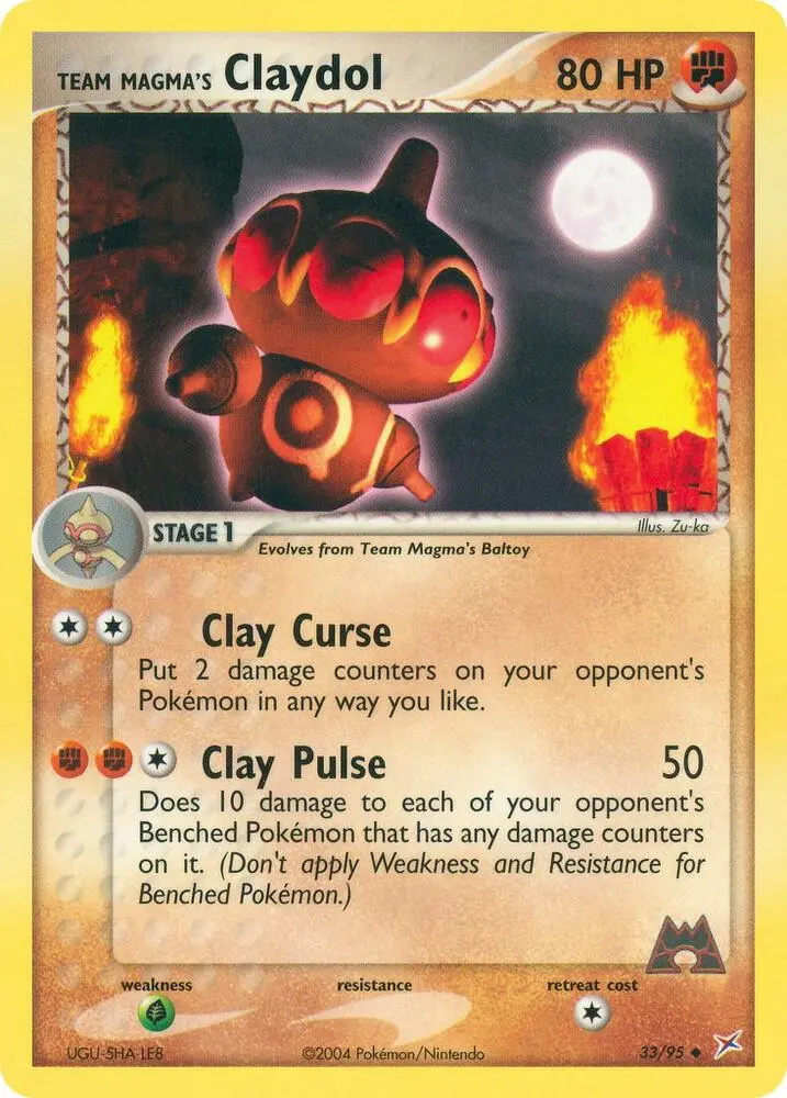 Team Magma's Claydol, Team Magma vs Team Aqua 33/95