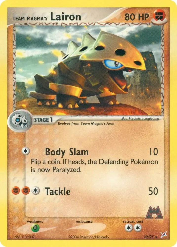 Team Magma's Lairon, Team Magma vs Team Aqua 20/95