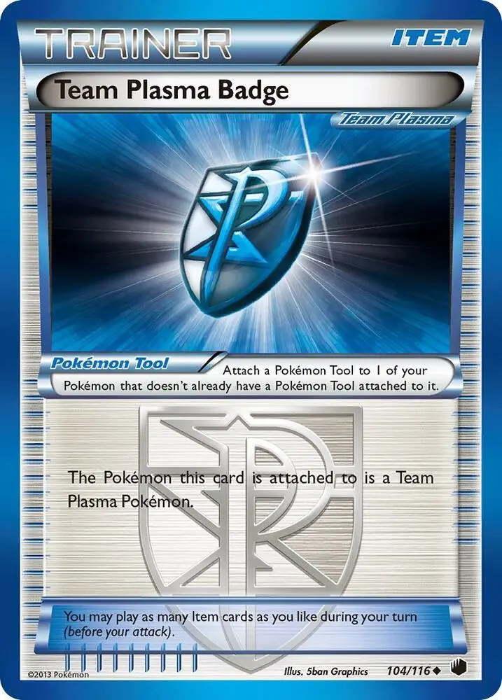 Team Plasma Badge, Plasma Freeze 104/116
