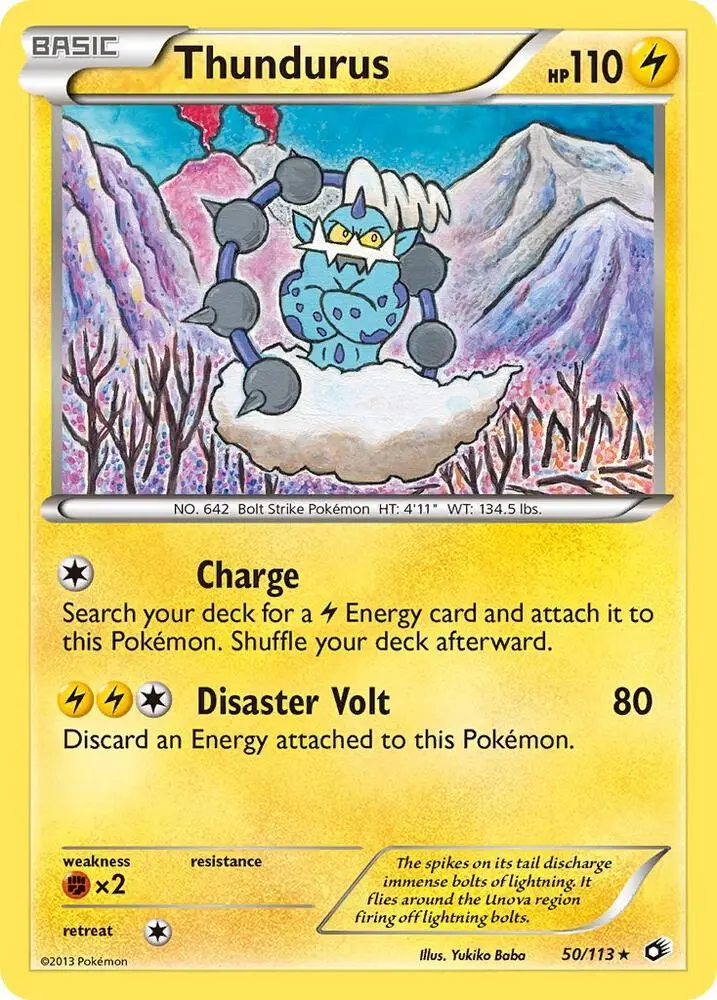 Thundurus, Legendary Treasures 50/113