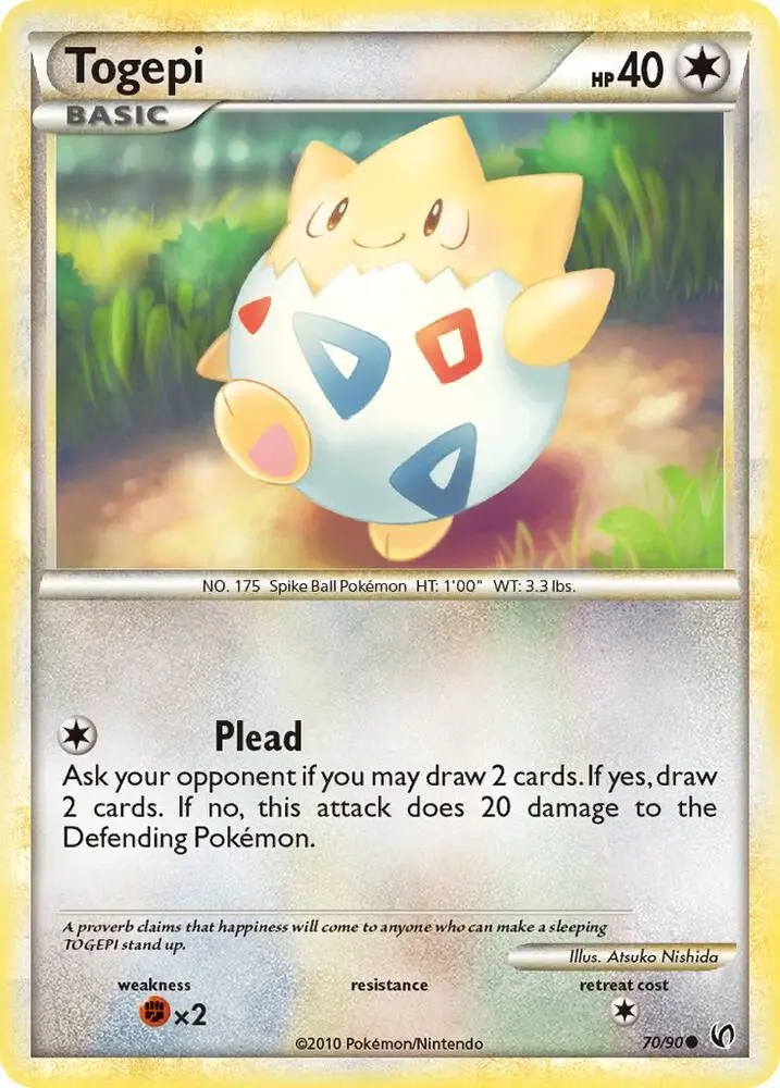 Togepi, Undaunted 70/90