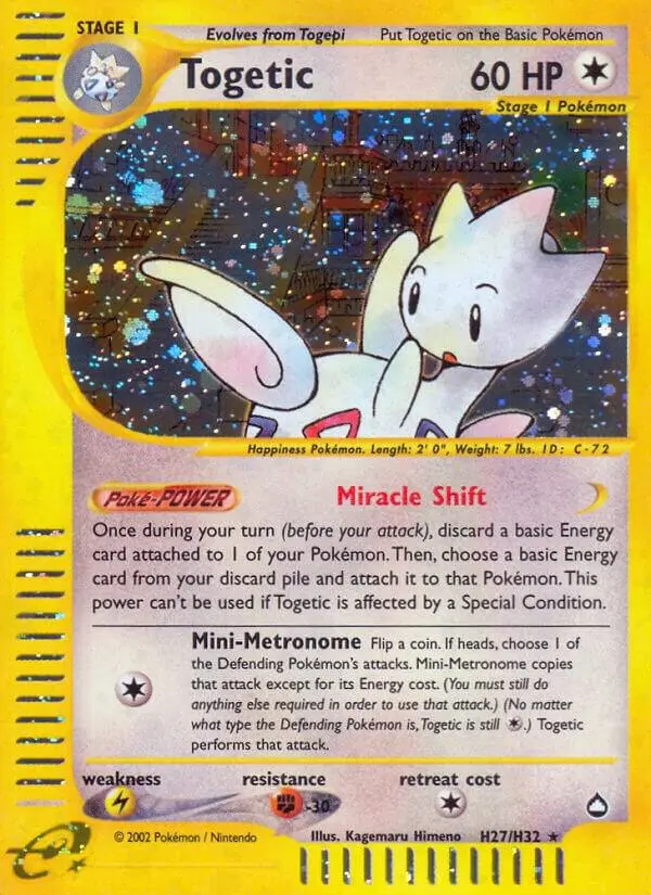 Togetic, Aquapolis H27/147