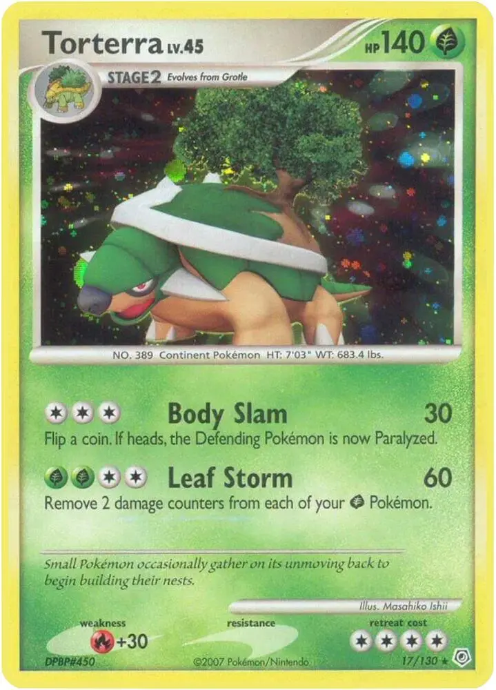 Torterra, Diamond & Pearl 17/130