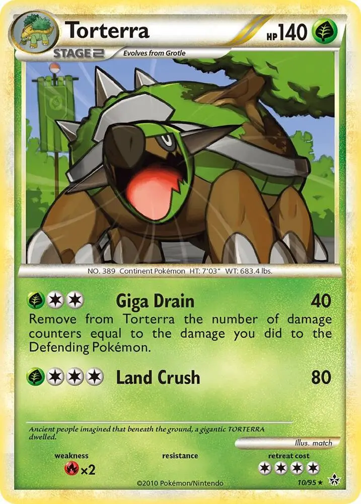 Torterra, Unleashed 10/95