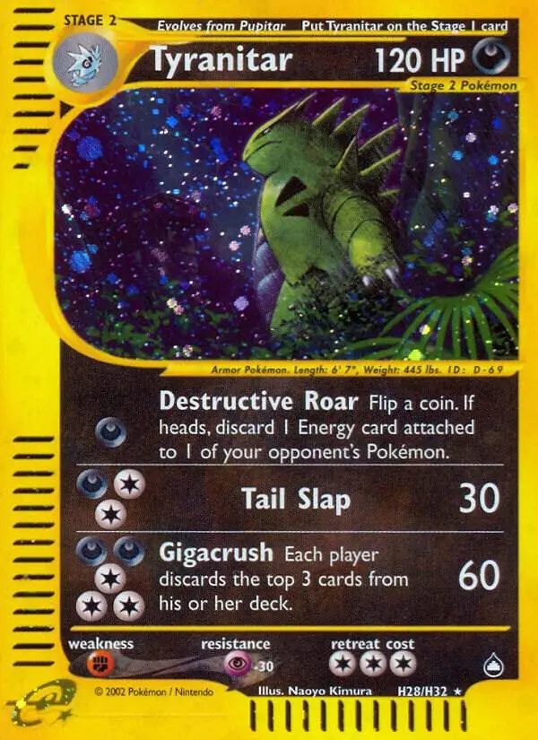 Tyranitar, Aquapolis H28/147