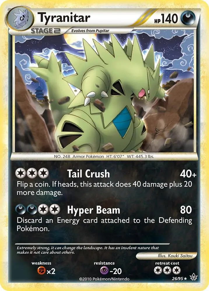 Tyranitar, Unleashed 26/95