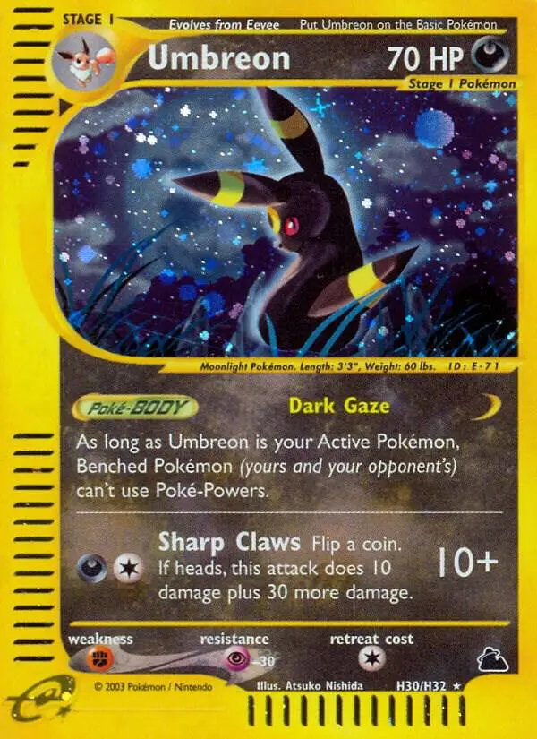 Umbreon, Skyridge H30/144