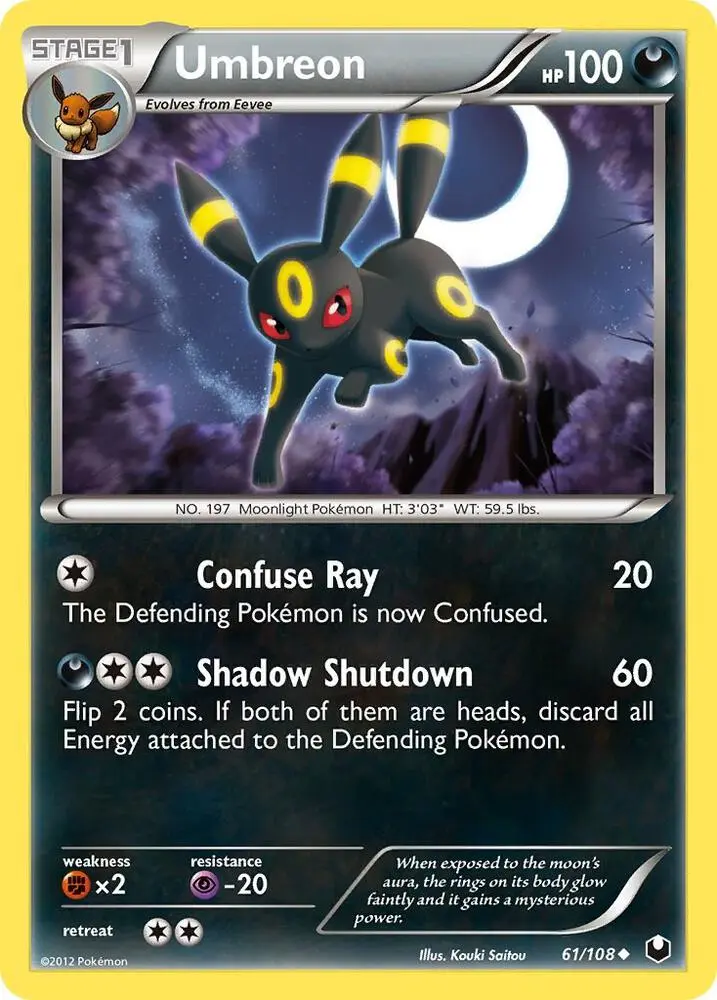 Umbreon, Dark Explorers 61/108