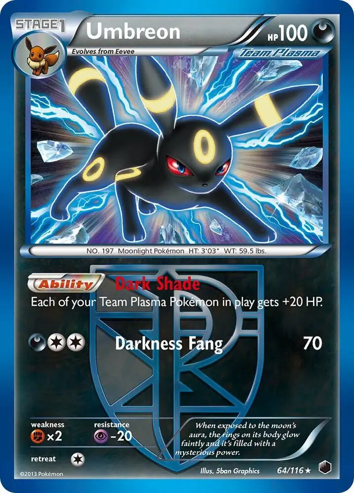 Umbreon, Plasma Freeze 64/116