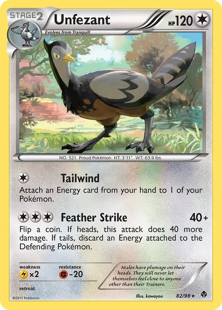 Unfezant, Emerging Powers 82/98