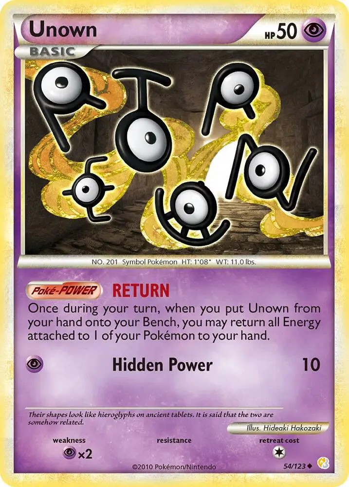 Unown, HeartGold SoulSilver 54/123