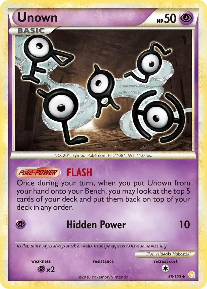 Unown, HeartGold SoulSilver 55/123