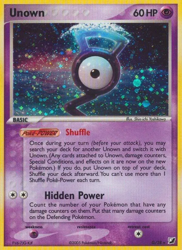 Unown (G), Unseen Forces G/28
