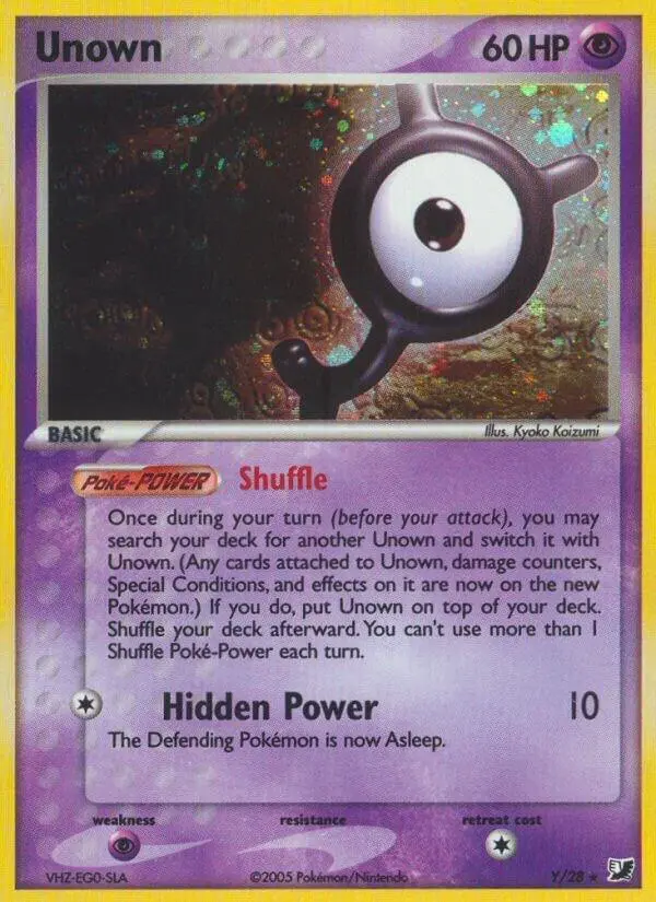 Unown (Y), Unseen Forces Y/28