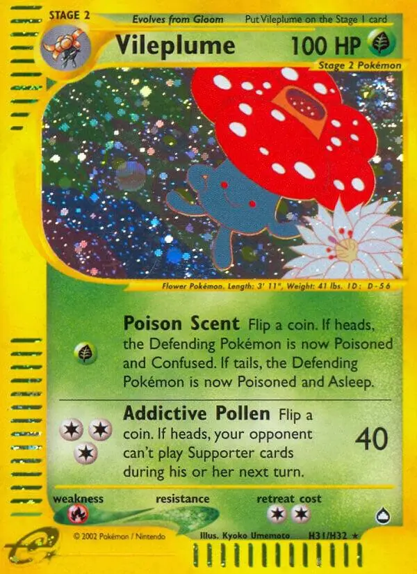 Vileplume, Aquapolis H31/147