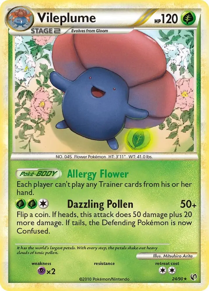 Vileplume, Undaunted 24/90