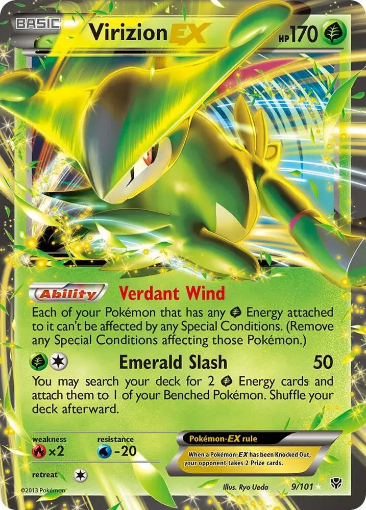 Virizion-EX, Plasma Blast 9/101