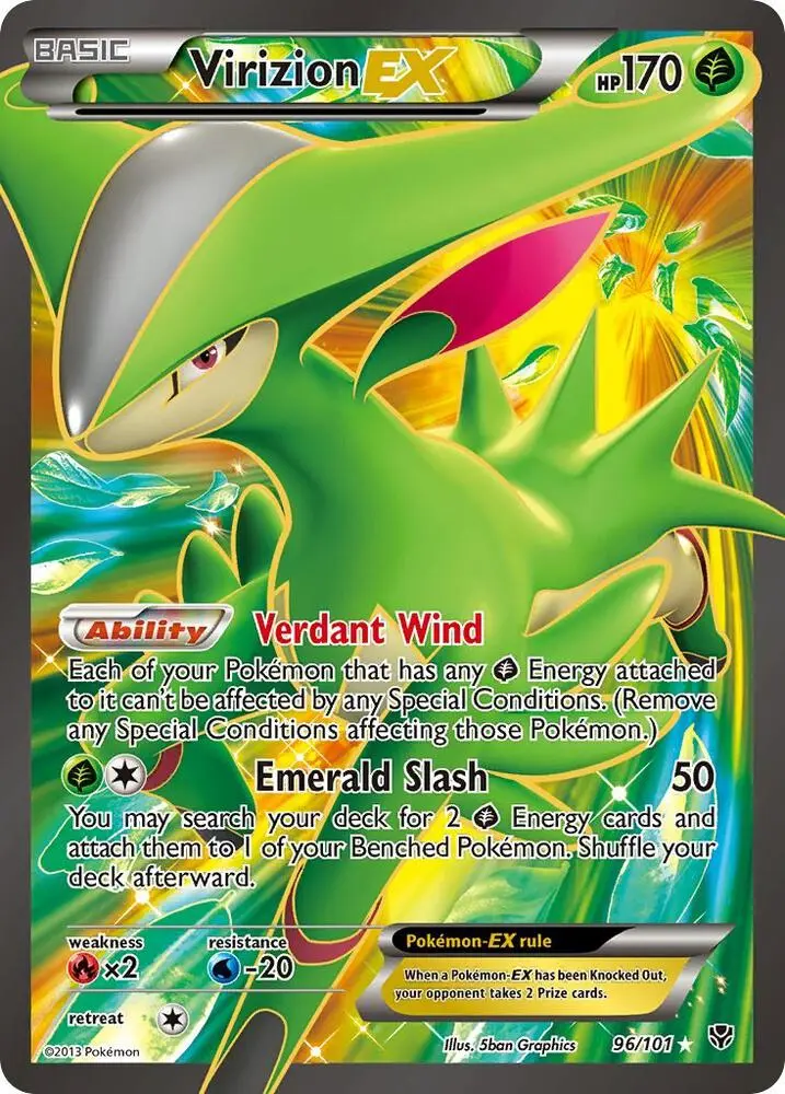Virizion-EX, Plasma Blast 96/101
