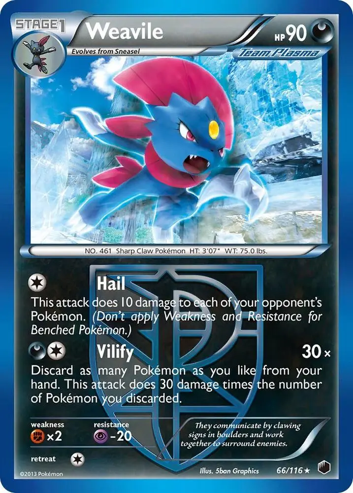 Weavile, Plasma Freeze 66/116