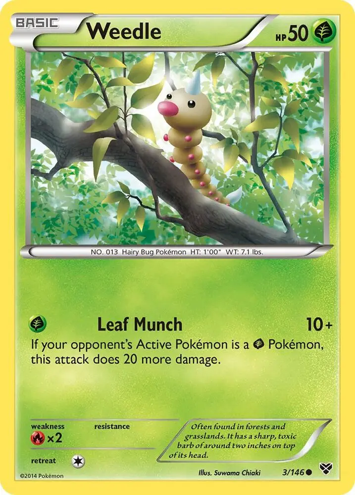 Weedle, XY 3/146