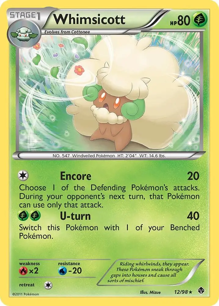 Whimsicott, Emerging Powers 12/98