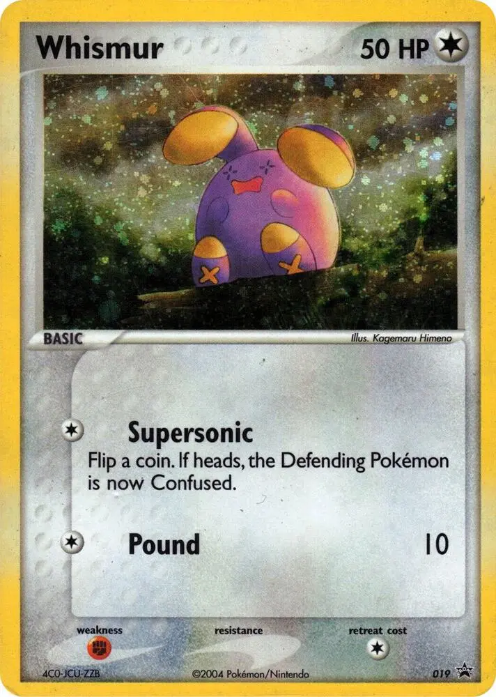 Whismur, Nintendo Black Star Promos 19/40