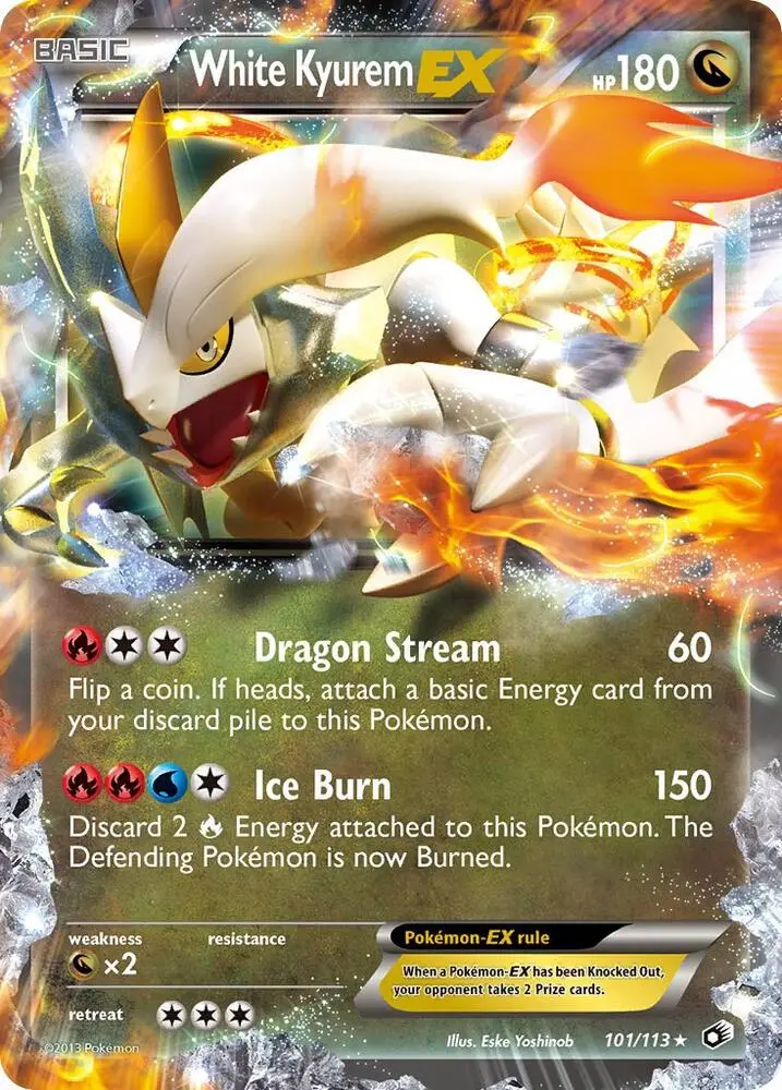 White Kyurem-EX, Legendary Treasures 101/113