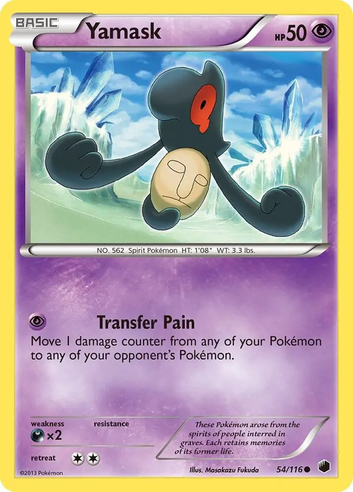 Yamask, Plasma Freeze 54/116