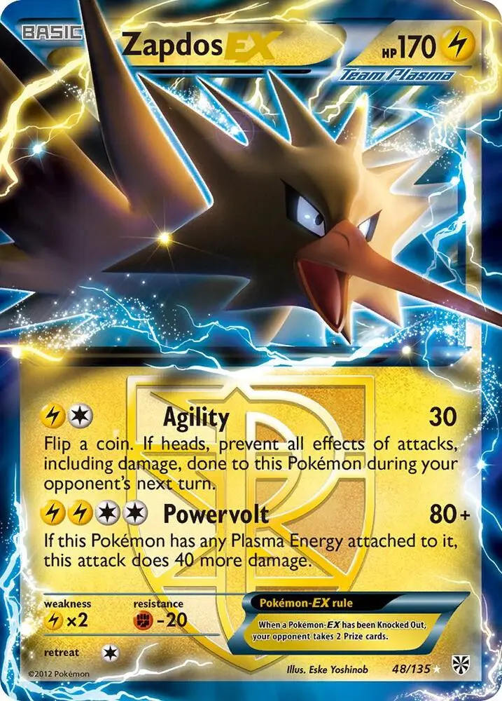 Zapdos-EX, Plasma Storm 48/135