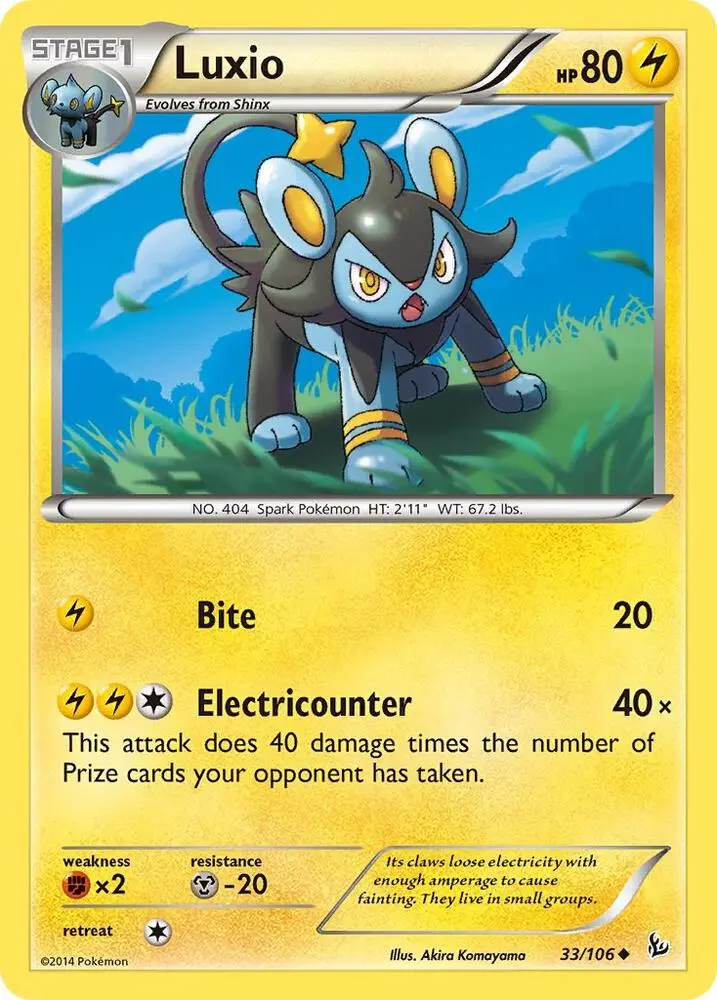 Luxio, Flashfire 33/106