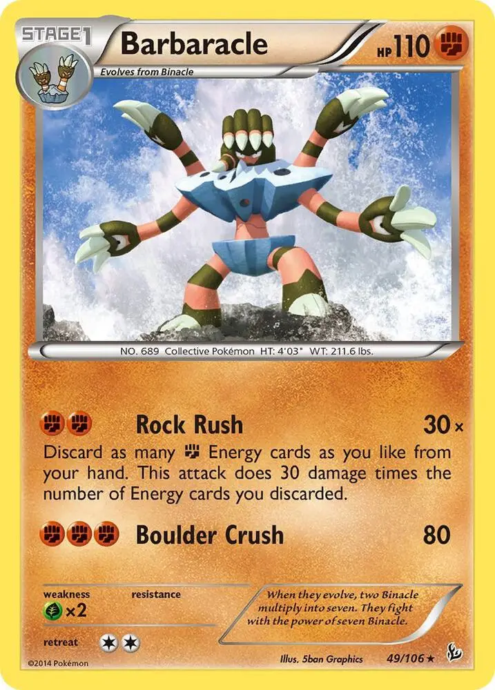 Barbaracle, Flashfire 49/106