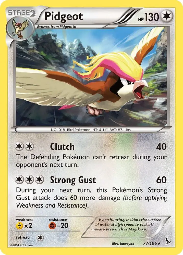 Pidgeot, Flashfire 77/106