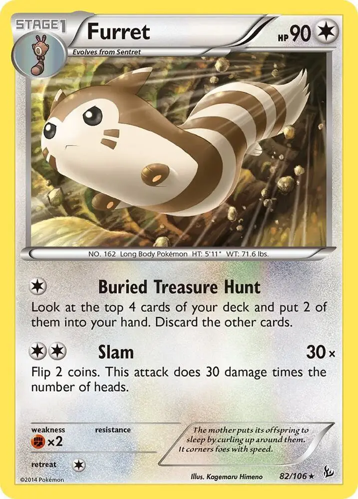 Furret, Flashfire 82/106