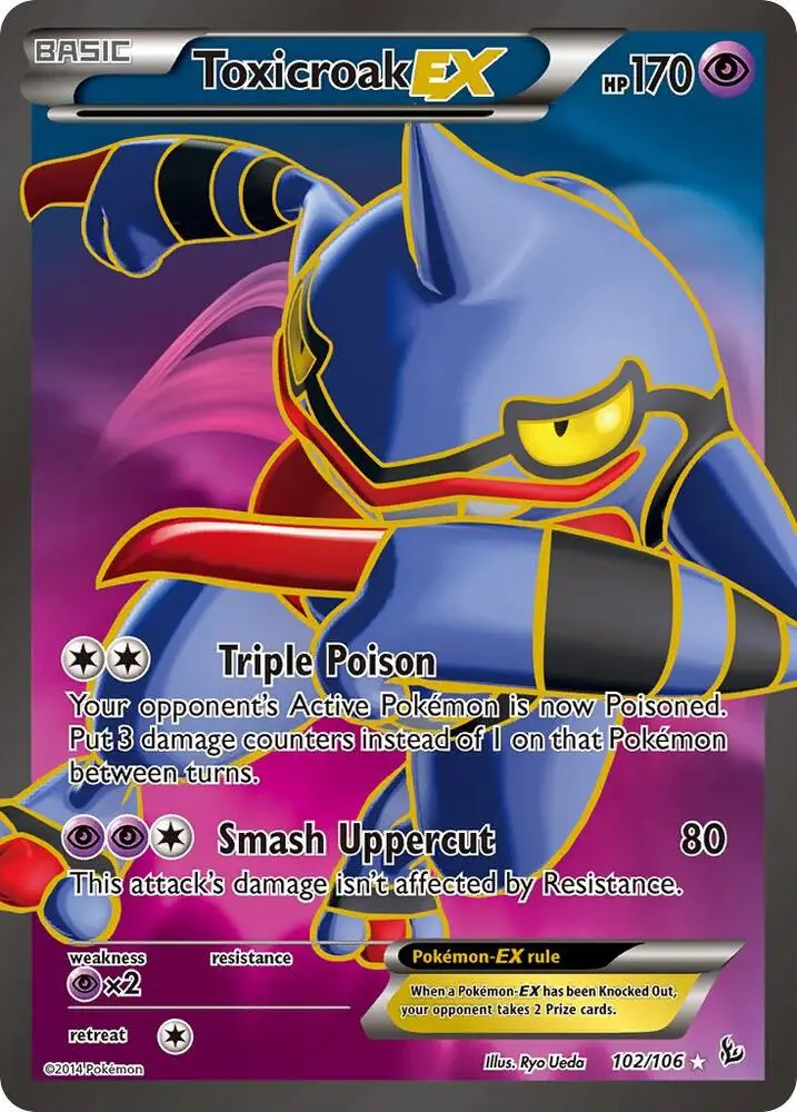 Toxicroak EX, Flashfire 102/106