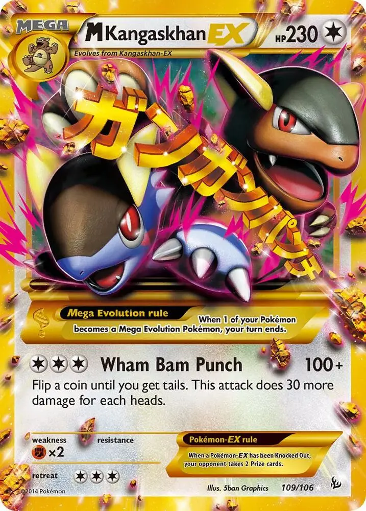 M Kangaskhan EX, Flashfire 109/106