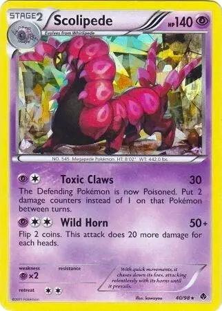 Scolipede, Deck Exclusives 040/098