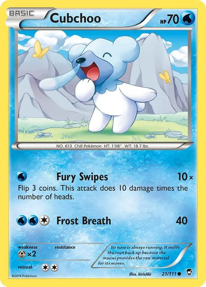 Cubchoo, Furious Fists 21/111