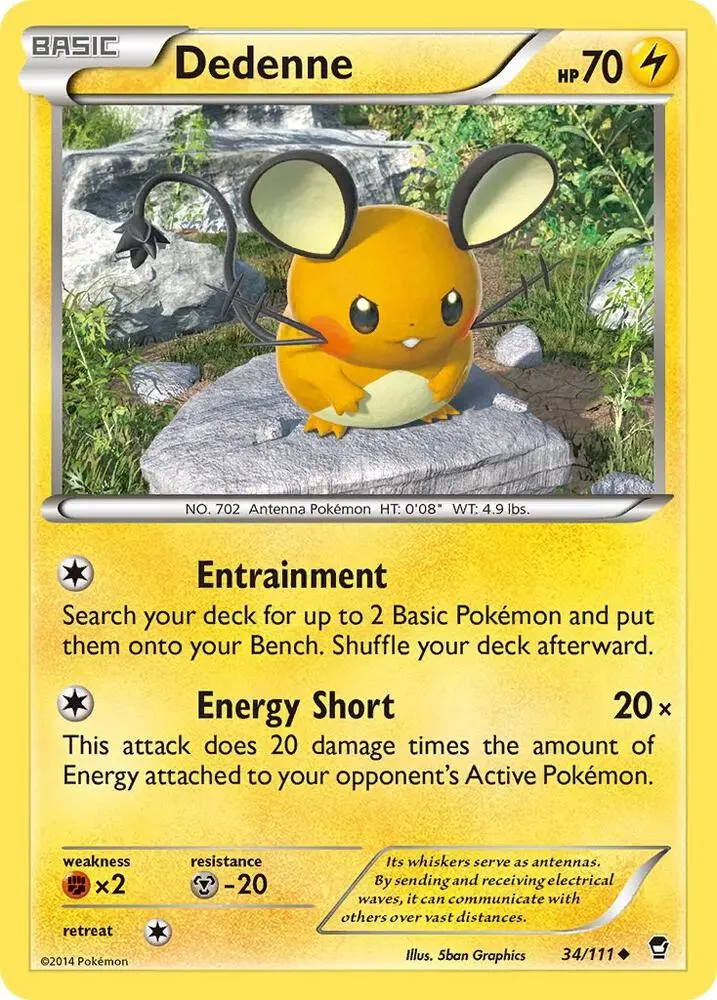 Dedenne, Furious Fists 34/111