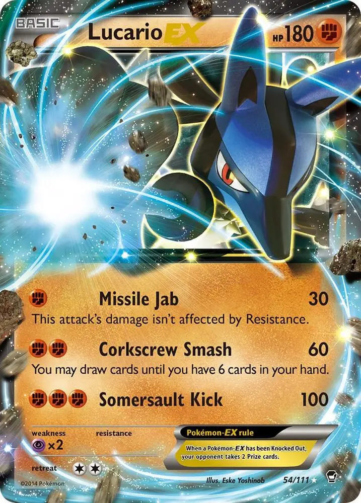 Lucario EX, Furious Fists 54/111