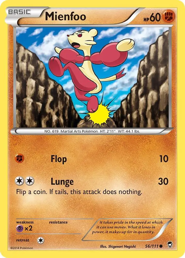 Mienfoo, Furious Fists 56/111