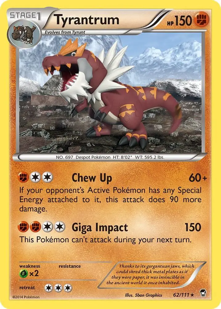 Tyrantrum, Furious Fists 62/111