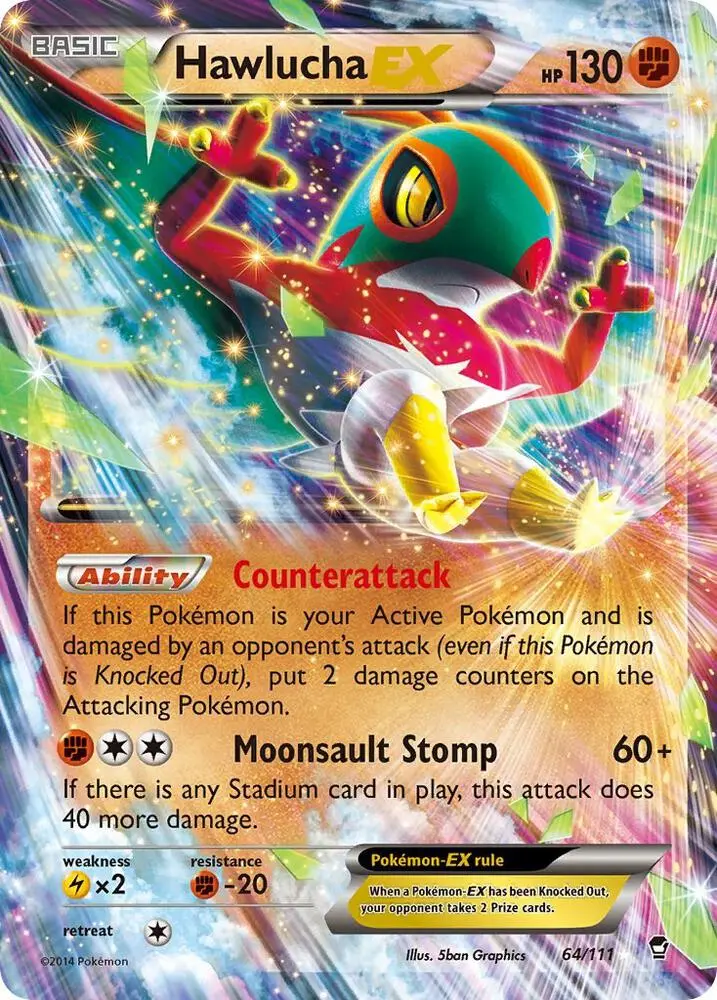 Hawlucha EX, Furious Fists 64/111
