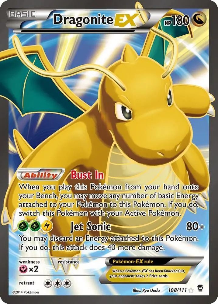 Dragonite EX, Furious Fists 108/111