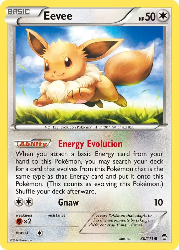 Eevee, Furious Fists 80/111