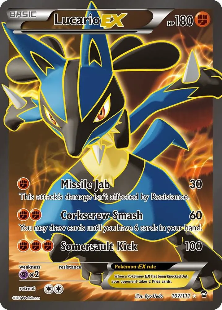 Lucario EX, Furious Fists 107/111