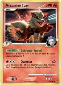 Arcanine G, Deck Exclusives 015/147
